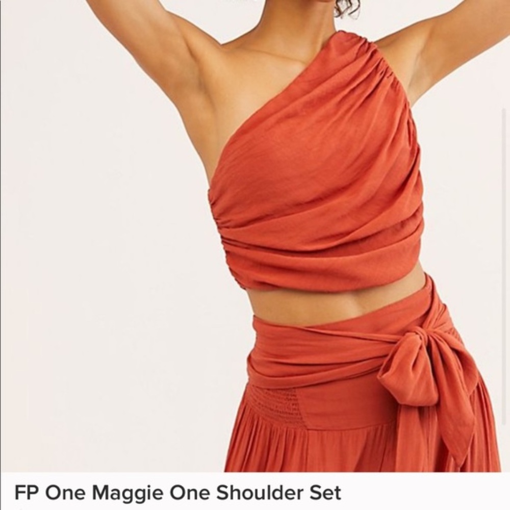 Free People Maggie one shoulder top (TOP ONLY)